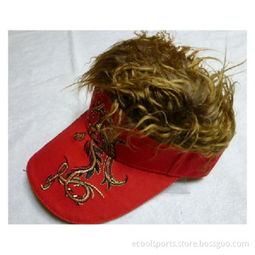 Free Shipping for 30 PCS Red Gplf Visor with Chinese Long